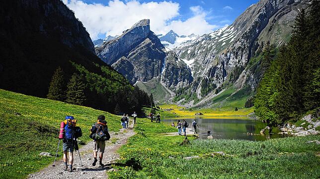 Eine der beliebtesten Wanderungen auf dem Hohen Kasten ist die Drei-Seen-Wanderung.