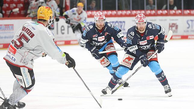 Verlängerten bei den Wild Wings ihren Vertrag bis 2025: Die kanadischen Zwillinge Tylor (rechts) und Tyson Spink.