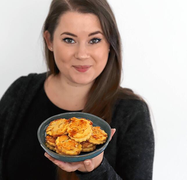 Bienenstich-Plätzchen stehen bei Isabelle Arndt hoch im Kurs.