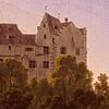 Schloss Salenstein um 1830 in einem Gemälde des Schweizer Malers Johann Jakob Biedermann.