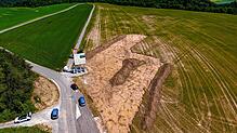 Bild : Drohnen-Video zeigt Gefängnis-Baustelle von oben