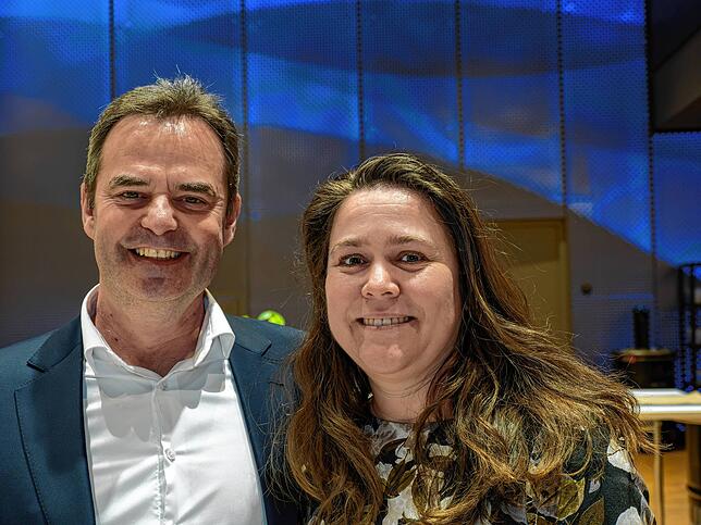 Rainer und Sabrina Krieg vom gleichnamigen Hifi-Geschäft aus Konstanz.