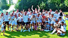 Laufenburger Jungs: Der SV 08 Laufenburg besiegte am Sonntag den 1. SV Mörsch mit 2:1 und steigt zum vierten Mal in seiner Geschichte ...