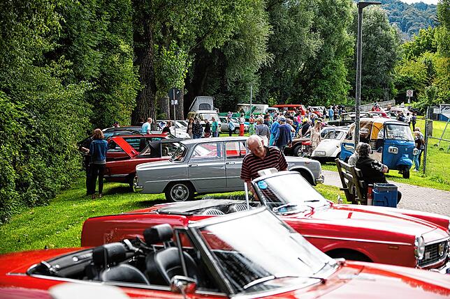 Bild 12: So war das Oldtimer Treffen an der Sichelhenke in Bohlingen