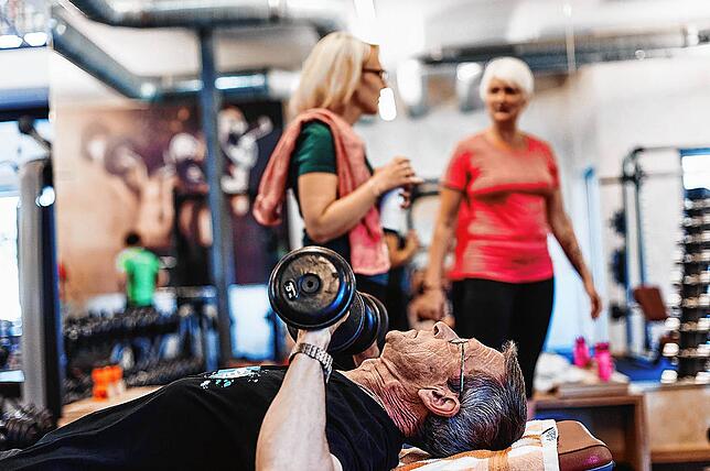 Ein Bild aus besseren Zeiten. Training im Rückgrat.
