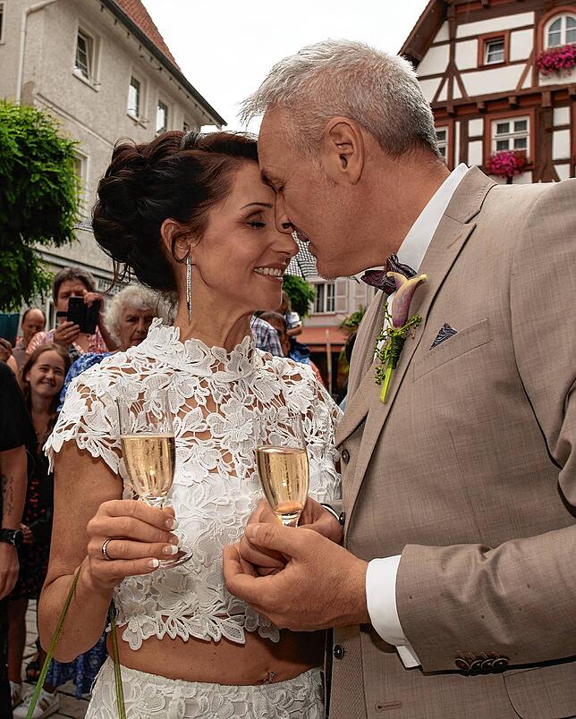 Bild 14: Anita Hofmann hat im Meßkircher Rathaus "Ja" gesagt