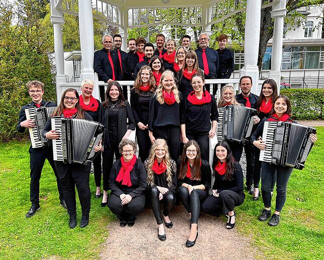 Das Akkordeon-Orchester Eschbronn-Locherhof hat in Königsfeld eine große Fangemeinde.
