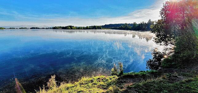 Bild 4: Warum der Riedsee bei Hüfingen in der Morgensonne &bdquo;raucht&ldquo; &ndash; Mit Video!