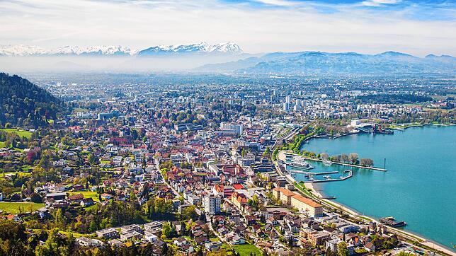 Blick auf Bregenz: In der Stadt am Bodensee brodellt es vor der anstehenden Nationalratswahl.