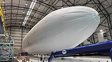 Im Hangar in Friedrichshafen entsteht derzeit der neue Zeppelin.