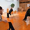 Achten auf Abstand bei ihren Gottesdiensten: Pfarrerin Kristina Wagner, Pfarrer Ulrich Hund und Pfarrer Tibor Nagy (von links).
