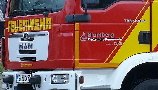 Einsatzfahrzeug der Blumberger Feuerwehr.