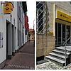 In Villingen (links) werden bis 2026 in der Niederlassung im Modepark Röther noch Post- und Bankdienstleistungen angeboten, danach ist ...