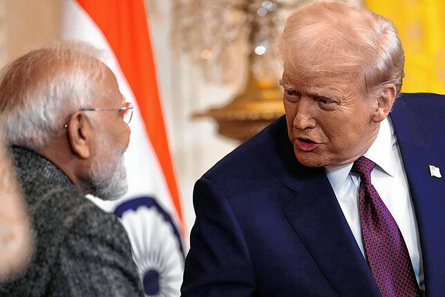 Partner, die keine Freunde sind: US-Präsident Donald Trump (rechts) und der indische Premierminister Narendra Modi. Trump will den ...