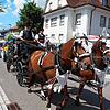 Der Großherzog kommt mit der Pferdekutsche nach Jestetten.