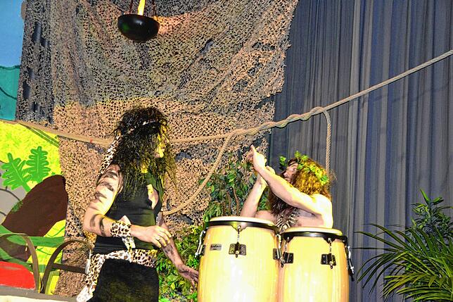 Bild 28: So viel zu sehen! Trachtenkapelle begeistert beim Dilldappenball