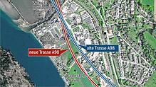 Die Vorzugsvariante für den Neubau der A98 im Bereich Wehr wurde von der Autobahnplanungsgesellschaft Deges weiter ausgearbeitet und ...