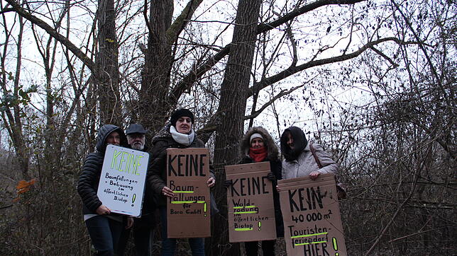 Sie sind laut eigener Aussage ein kleiner Teil des Protestes gegen Baumfällungen im Herzenareal. Namentlich wollen sie nicht alle ...