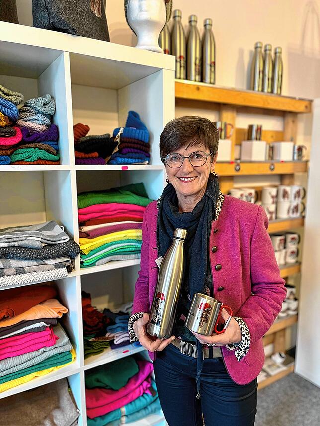 Birgit Hall hat ein Auge für das Schöne. Dabei ist ihr auch immer die Regionalität von Produkten wichtig, wie zum Beispiel diese ...