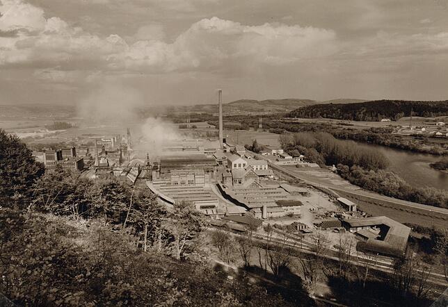 1962 lief die Produktion des Chemieunternehmens Lonza in Waldshut auf vollen Touren.
