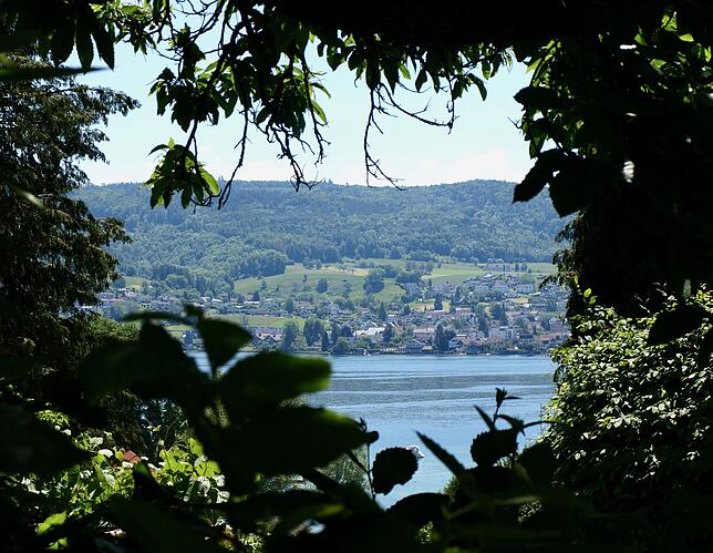 Heute ist es nur noch ein Fenster: Früher gab es hier den freien Blick zum See.
