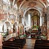 Beeindruckend ist die Innengestaltung der Kirche St.&nbsp;Nikolaus in Scheer.