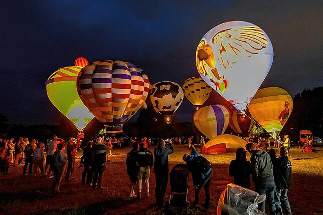 Bild 2: Modellballonglühen Brigachtal:  Die schönsten Bilder