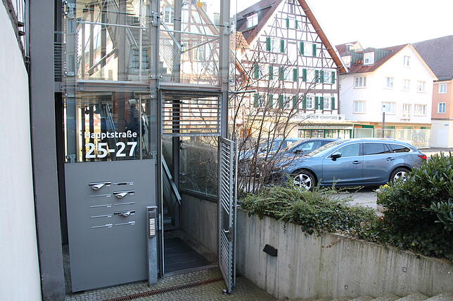 In diesem Eingang stürzte am 4. Januar ein Mann und verletzte sich schwer.