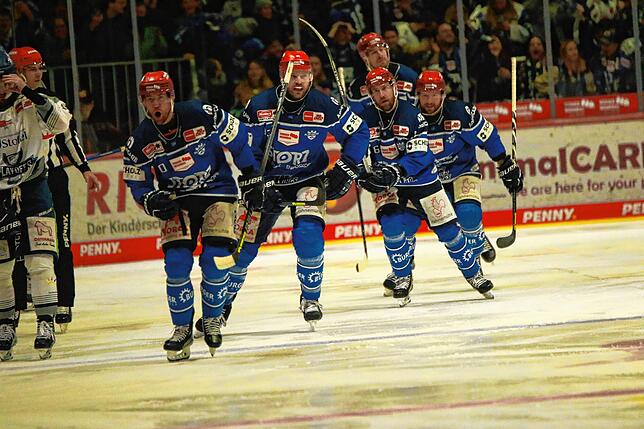 Bild 6: Fans, fliegende Fäuste und Feiern &ndash; Bilder vom 5:1 der Wild Wings gegen Straubing