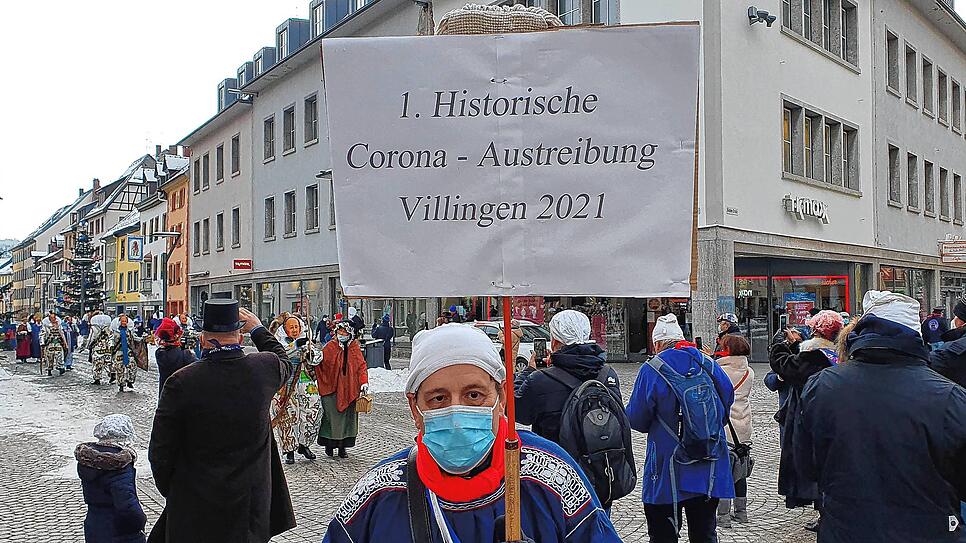 Corona statt Narretei? Wird die Fastnacht 2022 wieder zur traurigen Veranstaltung wie letztes Jahr? Dieses Bild entstand am ...