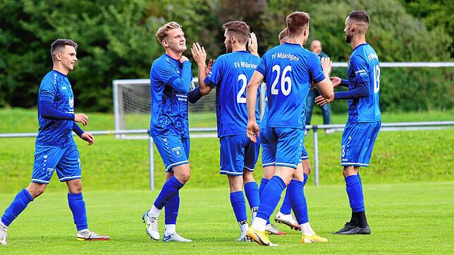 Jubel: Der FV Möhringen setzte sich mit 3:1 gegen den FC Furtwangen durch.