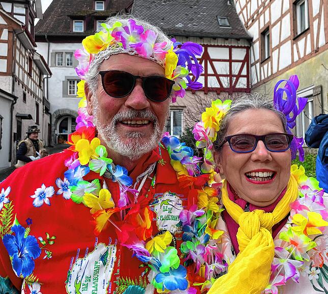 Bild 14: Tolle Stimmung beim Sonntagsumzug der Überlinger Narrenzunft &ndash; Teil 1