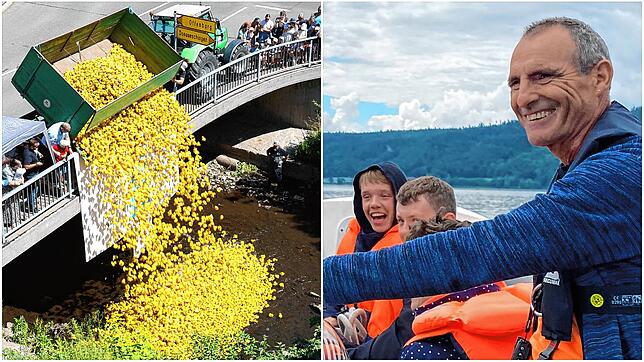 Gute Nachrichten aus dem Südwesten: Einkaufsspaß, Feuerwehr-Action und Enten für den guten Zweck.