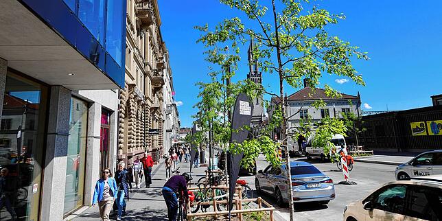 Die graue Baustelle am Bahnhofplatz wird Schritt für Schritt grüner. Die Stadtverwaltung erläutert, welche Gründe bei der Entscheidung ...