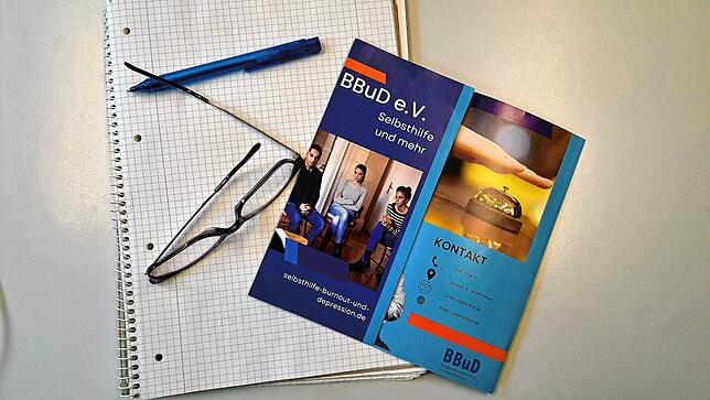 Flyer vom Bundesverband Burnout und Depression e.V.