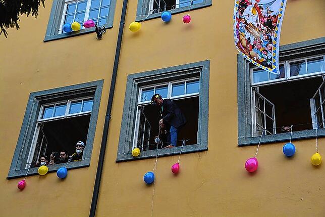 Bild 10: Bilder vom Rathaussturm Meersburg