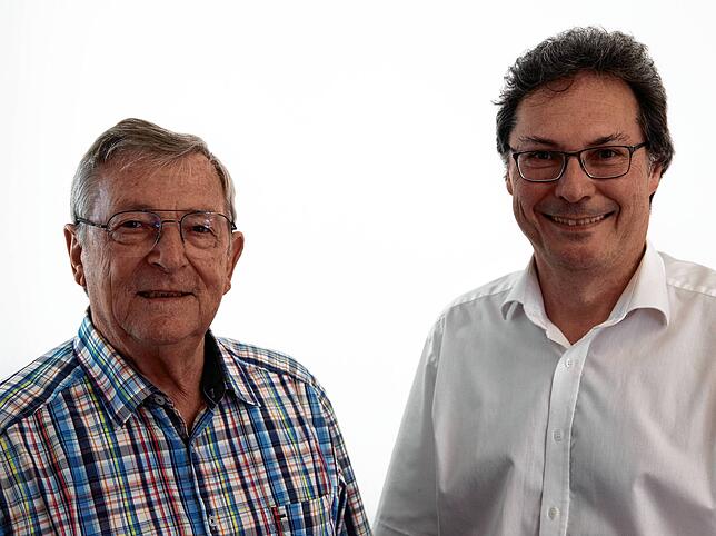 Herbert Weber (links) und Winfried Kropp vom Mieterbund bitten um schnelle und unbürokratische Hilfe für Betroffene.