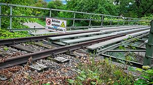 So stellt sich die Wehratalbahn im Augenblick dar. Eine Reaktivierung der Schienenverbindung zwischen Bad Säckingen und Schopfheim würde ...