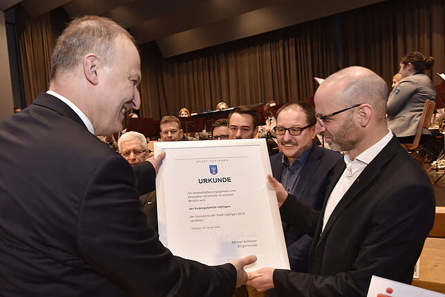 Bild 3: So sah es auf dem Neujahrsempfang in Hüfingen aus