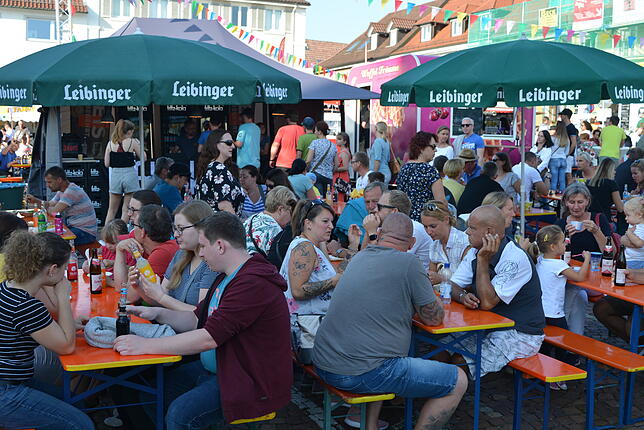 Auch in Markdorf findet der Street Food Markt in der Innenstadt statt.