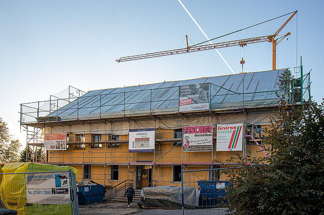 Noch präsentiert sich das ehemalige Thalheimer Rathaus als Rohbau. Wenn alles nach Plan geht, sollen in das Gebäude Ende 2020 die ...