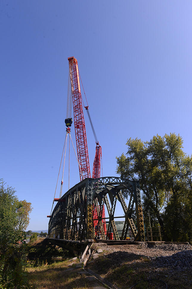 Die historische Argenbrücke.
