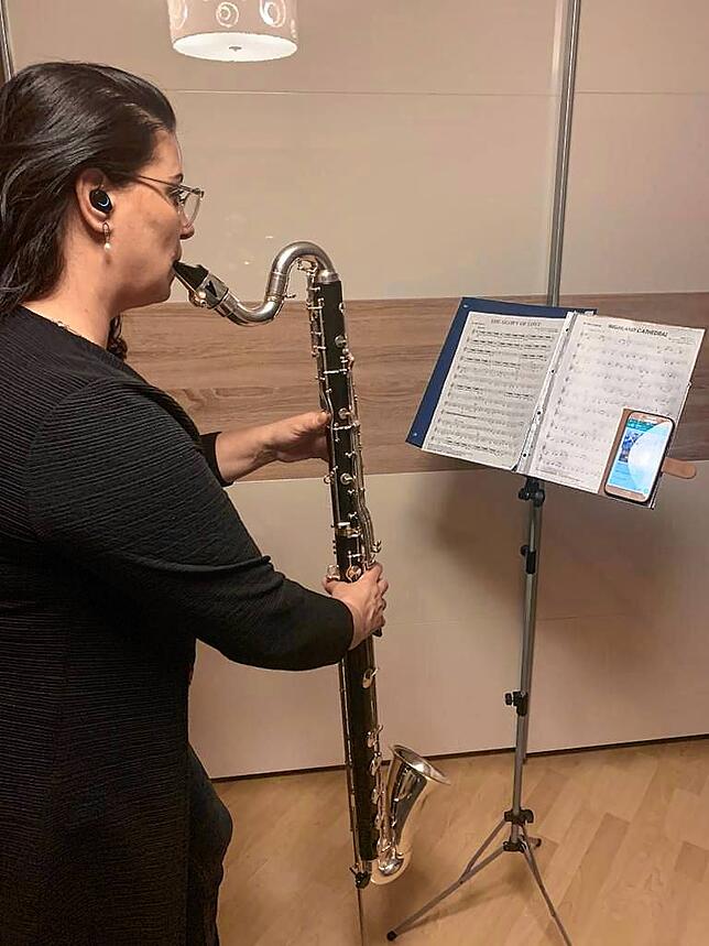 Bild 1: Stadtkapelle Blumberg spielt Adventslieder ein &ndash; Videopremiere zum Nikolaus