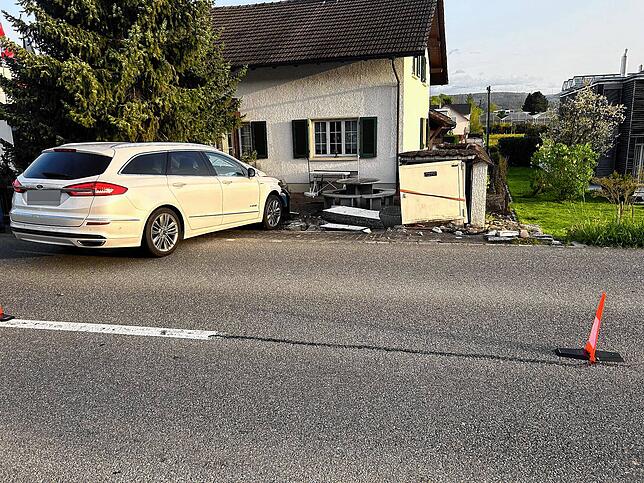 Zu einem Unfall kam es am Dienstag, 9. April, in Leibstadt.