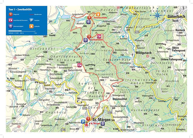 Wandertouren in der Region - Tour 7: Zweribachfälle Wandertouren in der Region - Tour 7: Zweribachfälle