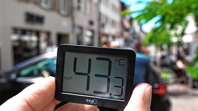 An heißen Tagen wie am Dienstag, 9. Juli, kann auch in Waldshut-Tiengen das Thermometer ordentlich nach oben schnellen.