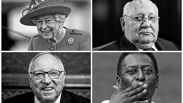 Queen Elizabeth, Michail Gorbatschow, &bdquo;Uns Uwe&ldquo; Seeler, Pelé &ndash; im Jahr 2022 mussten wir uns von vielen Prominenten ...