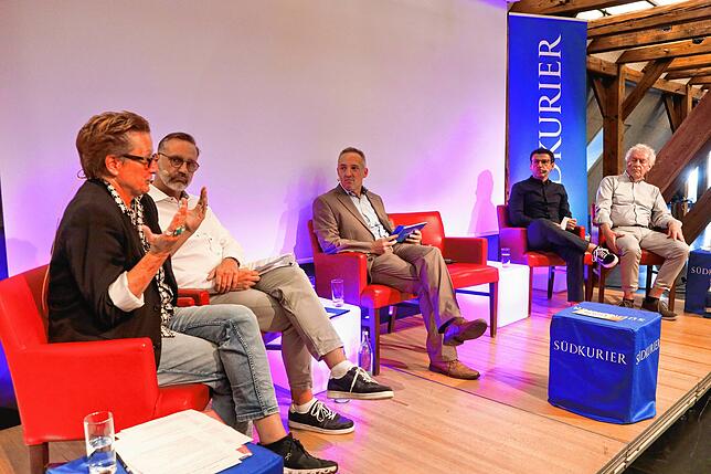 (Archivbild) Die Debatte ist eröffnet, was für eine (Kultur-)Stadt Konstanz sein will; hier eine SÜDKURIER-Diskussion am 3. Juli mit ...