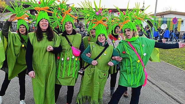 Bild 7: So schön war die gemeinsame Straßenfasnet in Oberlauchringen