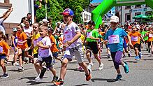 Der Spaß am Rennen steht den Kindern ins Gesicht geschrieben, die beim Bambinilauf am Samstag an den Start gehen.